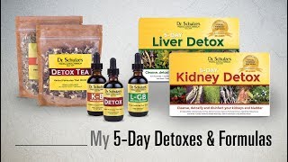 My 5Day Detoxes by Dr Schulze  Liver Kidney Bowel Detoxification [upl. by Anole]