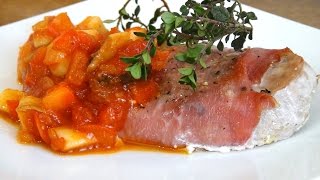 Kräuter Steaks in pikanter Sauce  Rezept  Video  Anleitung [upl. by Randie]