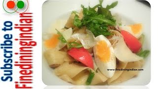 How to Make Pappardelle pasta with Tuna and Boiled egg [upl. by Divan727]