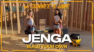 Build Your Own Jenga Block Set  Life Size [upl. by Lertnom182]