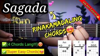 Sagada  Cup of Joe EASY CHORDS😍  Guitar Tutorial [upl. by Flemming]