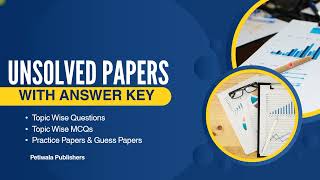 Unsolved Past Papers with Answer Key  Guess Papers  Important Questions  Topic Wise MCQs [upl. by Fritzsche]