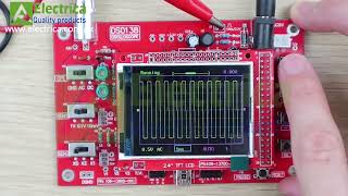 24quot TFT Digital Oscilloscope SMD Soldered Oscilloscope 1Msps by electricacompk [upl. by Niraa799]