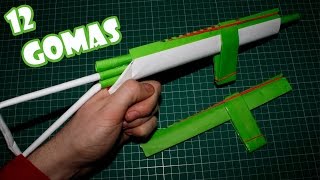 How to make a paper machine gun that shoots 12 Gums [upl. by Ellyn]