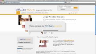 Video Tutorial Westlaw Insignis [upl. by Cullan]