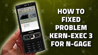 How to fixed problem kernexec 3 in ngage for Nokia Symbian s60v3 😈🔥 [upl. by Mcneely]