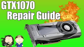 GTX 1070 Graphics Card Repair GPU GTX 1080ti [upl. by Adnirolc]