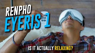 Renpho Eyeris 1 Eye Massager Full Experience [upl. by Icyak]