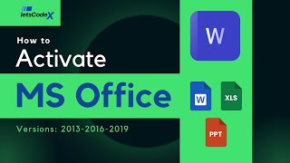 How to Activate Microsoft Office 201320162019  StepbyStep Guide [upl. by Nairod]