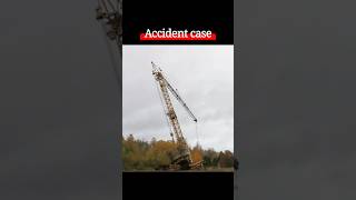 65 Mobile crane collapse 😱 crane accident [upl. by Ateuqram]