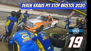 19 Derek Kraus Pit Stop  Bristol Round of 10 [upl. by Bevon]