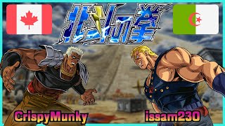 Fist Of The North Star  Hokuto no Ken  CrispyMunky 🇨🇦 VS 🇩🇿 issam230  FLYCAST FIGHTCADE 2 [upl. by Nelrsa705]