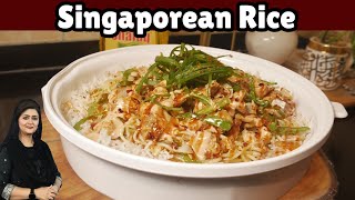 Restaurant Style Singaporean Rice Recipe By chefsaminajalil [upl. by Gorey752]