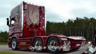 AR Freight R730 Scania V8 [upl. by Gnuj]