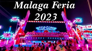 MALAGA FERIA  LA CIUDAD DE ANDALUCÍA  Feria de Málaga y Feria del Centro  2023 [upl. by Jaquelyn]