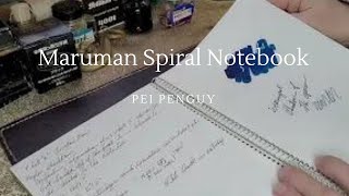 Maruman A5 Spiral Notebook [upl. by Adnorhs]