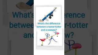 Whats the difference between a teetertotter and a seesaw  Daily  Dr Donna ThomasRodgers [upl. by Normandy]