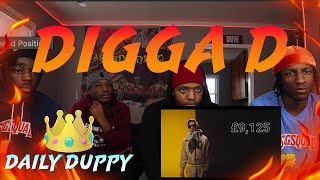 AMERICANS REACT Digga D  Daily Duppy  GRM Daily [upl. by Nueoht]