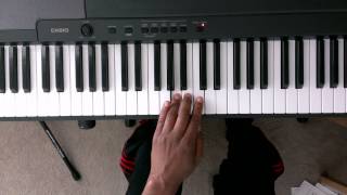 Major Scales How to Play G Major Scale Three Octaves on Piano Right and Left hand [upl. by Anitac]