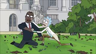 Rick Vs The US President Rick And Morty Season 3 Episode 10 [upl. by Alleunamme]