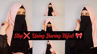 Arabian Hijab Tutorial with Niqab 🎀 by Hajra younus hijab hy arabic [upl. by Burgener]