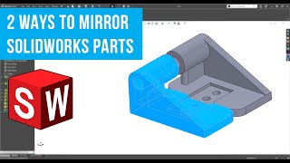 SOLIDWORKS Quick Tip  How to Mirror Parts [upl. by Enelram]