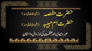 Life History of Hazrat Hafsa bint Umar  Hazrat Umm Habiba  Unfold with Abby [upl. by Nuncia]