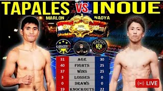 NAOYA INOUE VS MARLON TAPALES Live [upl. by Ecnarwal]