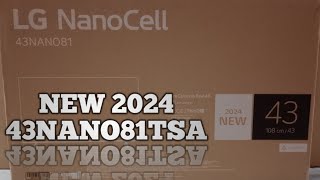 REVIEW LED LG NANOCELL 43NANO81TSA NEW 2024 [upl. by Aicileb416]