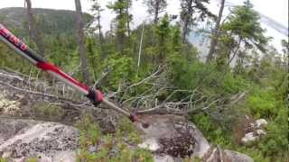 randonnée baie des anglais au jardin des glaciers Baiecomeau [upl. by Ahsimik]