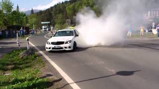 C63 AMG Burnout Extreme [upl. by Eboj]