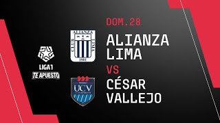 Alianza Lima 21 César Vallejo RESUMEN EXTENDIDO del partido jugado en el Nacional por Liga1 2024 [upl. by Yelrahs]