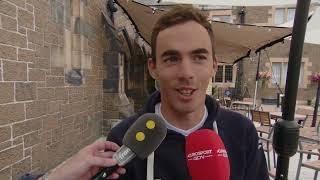 Christophe Laporte  Interview davant course  Glasgow UCI World Championships 2023 [upl. by Salim]