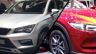 2017 Mazda CX5 vs 2017 Seat Ateca [upl. by Ibot]