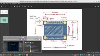 KiCAD 6 footprint  096quot ST7735 SPI 80x160 Display Module [upl. by Arim]