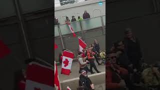 Truckers Protest  Police Downtown ottawa  Emergencies act  60 News [upl. by Zeitler]