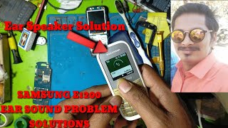 samsung e1200 ear speaker problem step by step Solution [upl. by Sherard]