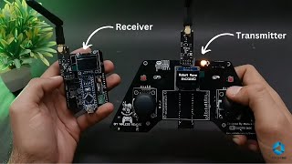 DIY Longrange Transmitter amp Receiver  DIY NRF Remote with Display  DIY Remote for Drone amp Robots [upl. by Leasi]