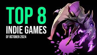 Top 8 NEW Indie Games out this October 2024 [upl. by Norling]