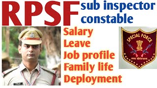 RPSF si constable job profile salary [upl. by Nna940]