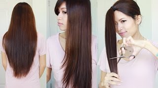 The Best Hair Hack ♥ How to Cut amp Layer Your Hair at Home [upl. by Duster]