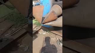 Making process of iron conical pipe cap [upl. by Lebaron96]