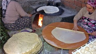 Traditional Yufka Bread Recipe And Gozleme Borek Varieties [upl. by Aehsal]