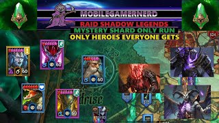 EP 80 Past 270 Days Raid Shadow Legends F2P Mystery Shard Only Run Halloween Fusion and Doom T [upl. by Russel]