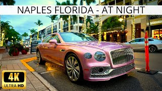 Naples Florida  Nightlife in 5th Avenue [upl. by Horatio921]