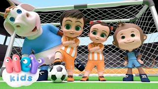 Canción de Fútbol  Canción Deportiva para Niños  HeyKids  Canciones infantiles [upl. by Lledyr]