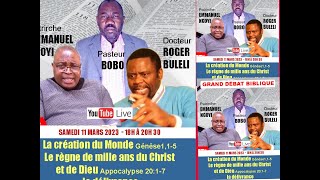 GRAND DEBAT BIBLIQUE TELEVISE SUR LA DELIVRANCE  ROGER BULELI PATRIARCHE EMMANUEL ET PASTMANATHAN [upl. by Carolynne553]