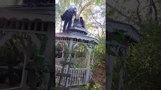 Gazebo Roof Repair hiphop rap roofing hardwork [upl. by Aranahs275]