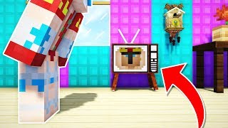 ME ESCONDO EN LA TELEVISION 😂 EL MEJOR ESCONDITE DE MINECRAFT [upl. by Bithia]