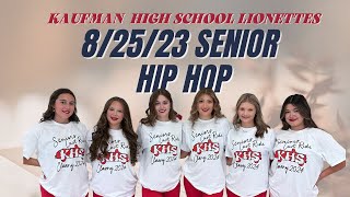 Kaufman Lionettes Senior Hip Hop August 25 2023 [upl. by Weinreb]